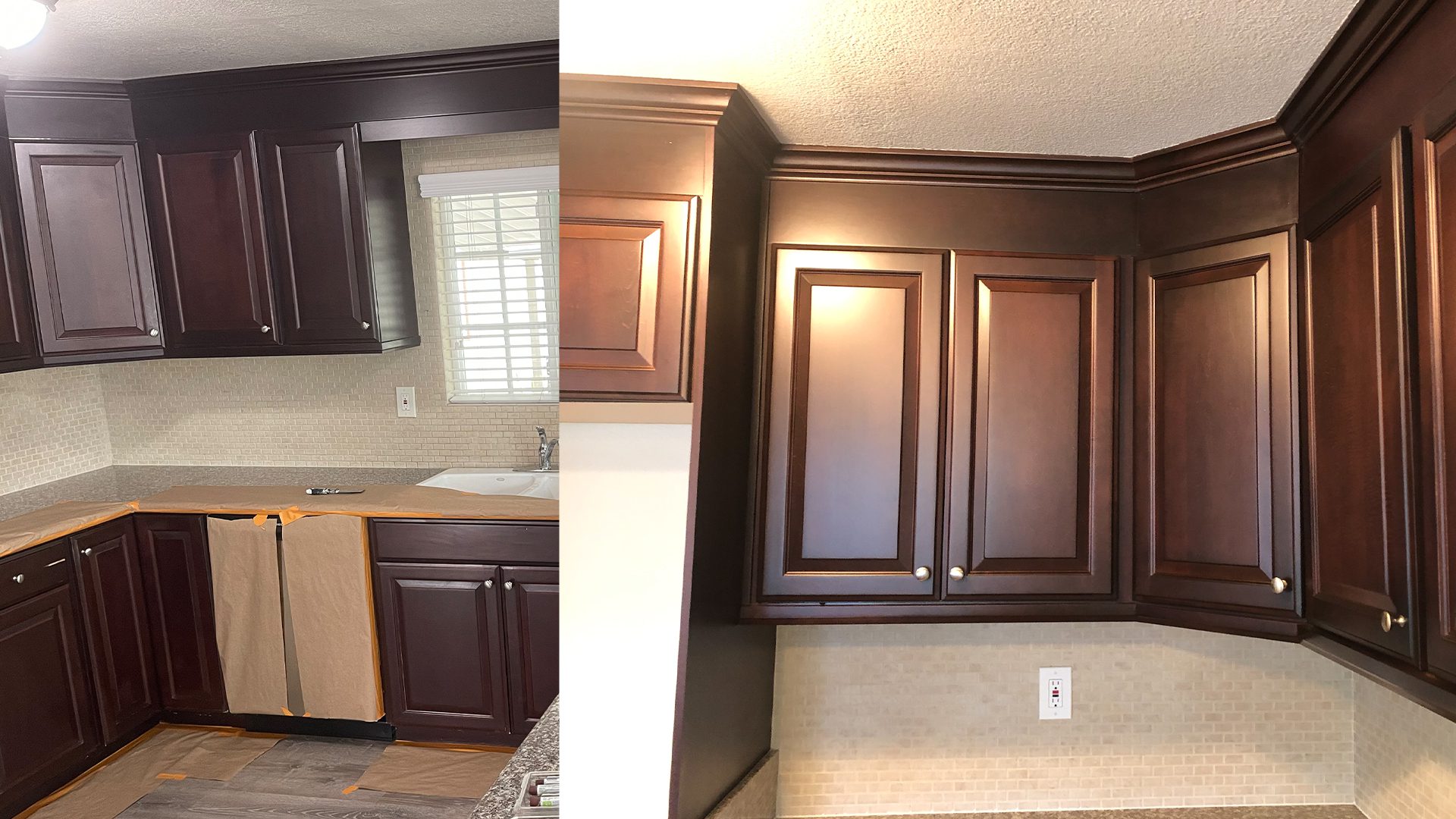 cabinets painted before and after cabinets painted before and after