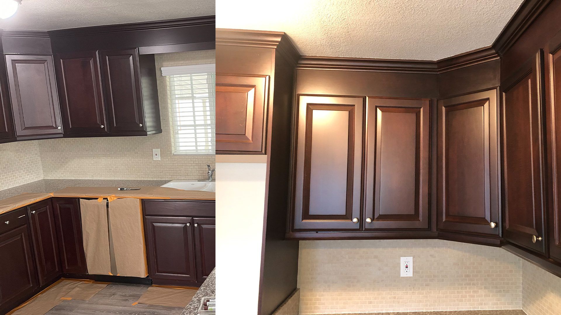 cabinets painted before and after cabinets painted before and after